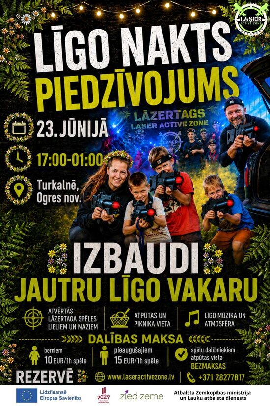 LĪGO NAKTS PIEDZĪVOJUMS PIEAUGUŠO BIĻETE